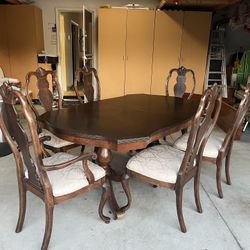 Dark Wood Dining Table And Chairs 