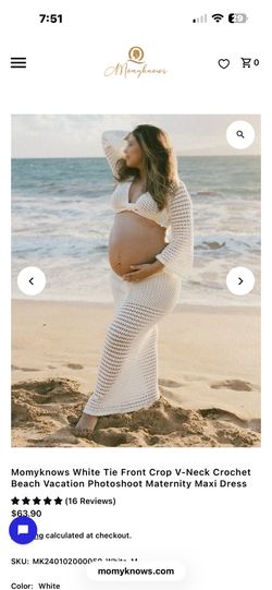 Two-piece maternity outfit