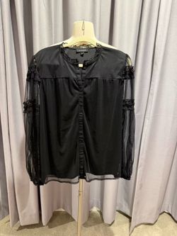 Black lace shirt