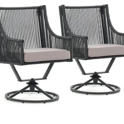 Patio Outdoor Swivel Chairs BRAND NEW