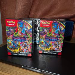 Pokemon Black Bolt  And Phantasmal Flames booster Bundle