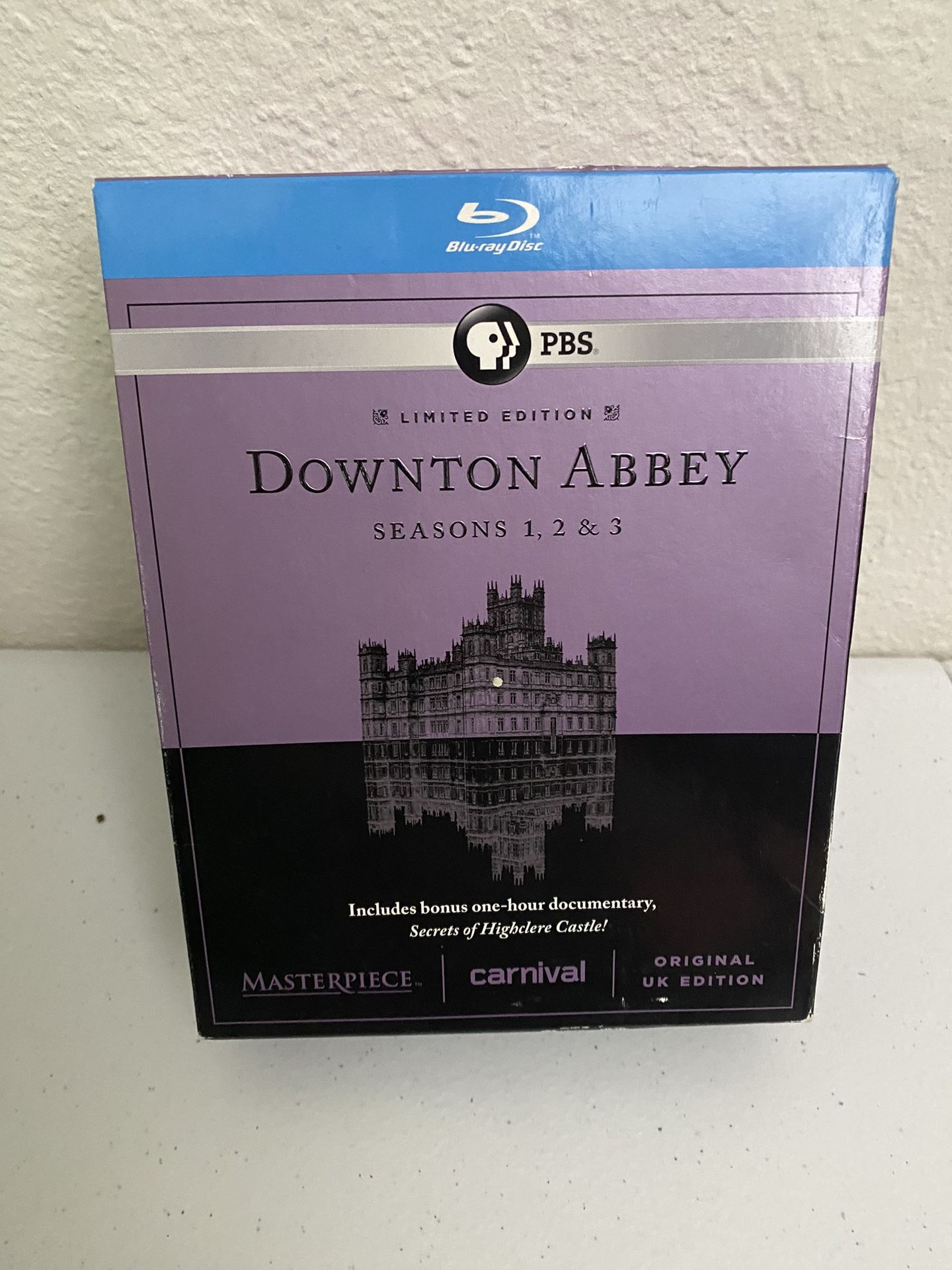 Downtown Abbey Season 1, 2 & 3 Blu-Ray