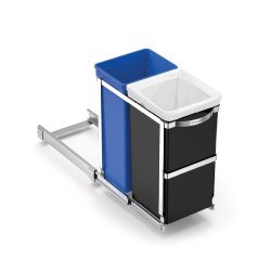 Simplehuman Dual Pull-Out Recycling and Trash Can