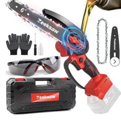 Zeeksaw Electric Cordless Mini Chainsaw for Milwaukee M18 Battery (NO BATTERY)