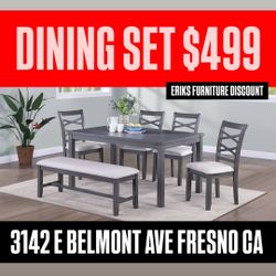 DINING TABLE AND CHAIRS / MESAS CON SILLAS 