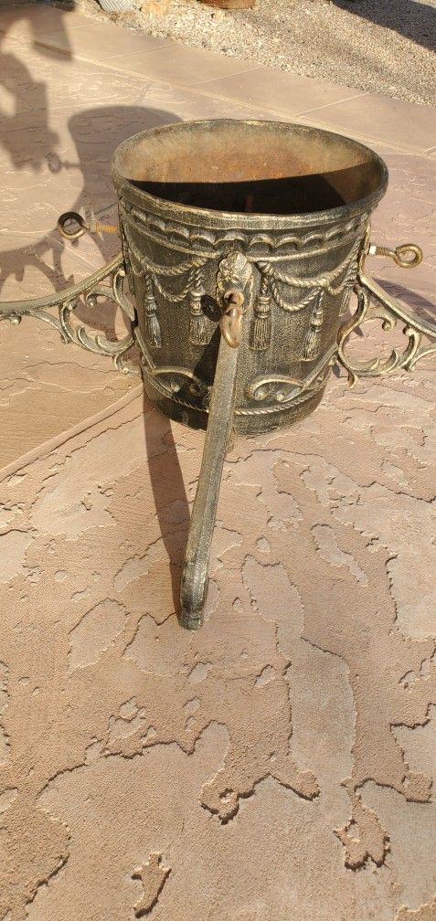 Antique Cast Iron Victorian Christmas Tree Stand