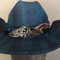 Blue Cowboy Hat