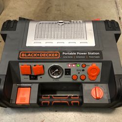 Black & Decker Portable Car Jump Start Tire Inflator Power Station