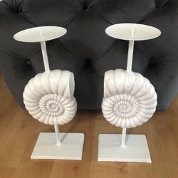 Wrought Iron Candle Holders