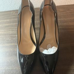 Black Patent Pumps Heels Drag Queen Women’s Crossdresser Shoes 13 Stiletto 5" heel