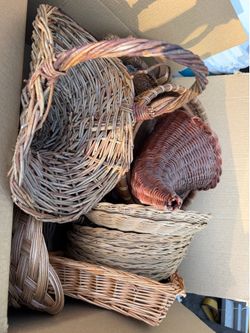Baskets and tins