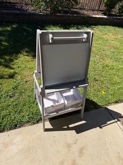 Kids Art Easel with Storage Bins
