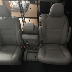 Leather Van Seats, New , Reclines Folds Toyota Pulls
