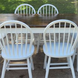 Table With Six Chairs 