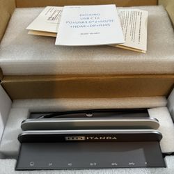 ITD ITANDA - Docking Station USB C para laptop, 8 en 1 para portátil USB C portátil y teléfono, compatible con MacBook