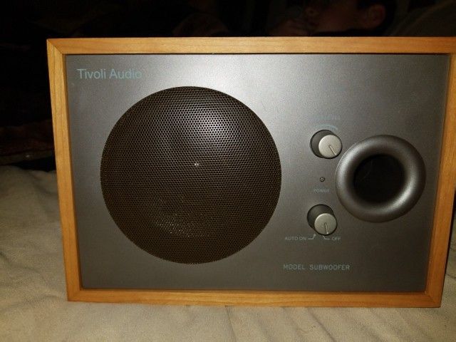 Tivoli audio subwoofer very nice small subwoofer for radio/ computer