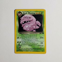 Dark Weezing 14/82 Team Rocket Non Holo