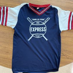 Vintage 1981 polyester Baseball Softball Jersey 
