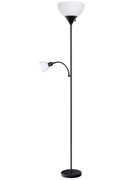 LED Floor Lamp with Reading Light - 70.5 Inches Sturdy Standing