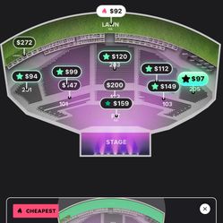 2 Luke Combs Lawn Tickets ! Sat 10/5