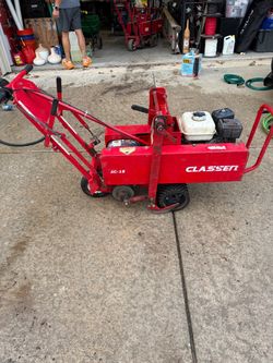 Classen SC-18, 18-inch walk-behind sod cutter with a Honda 163cc engine