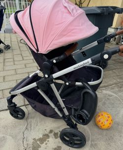 Pink Mockingbird stroller