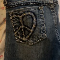 Girls Bootcut Miss Me Jeans 