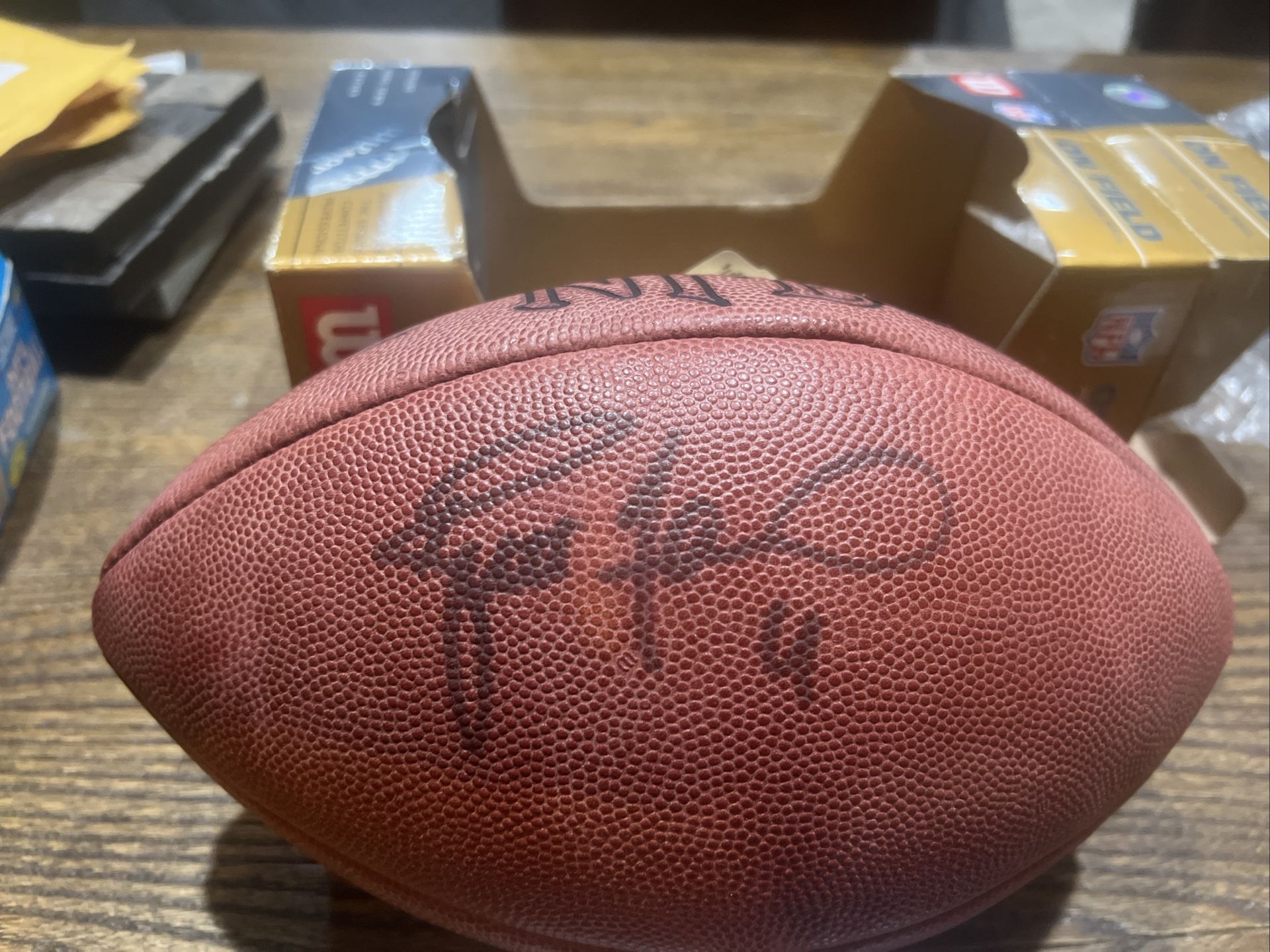 Brett Favre Authentic Autographed Game Ball
