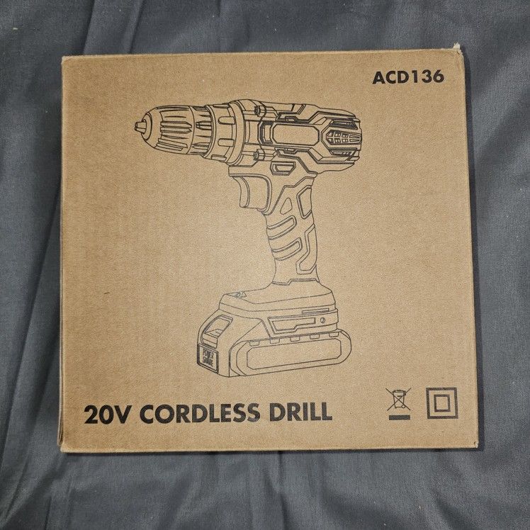 AVID POWER 20V MAX Power Drill Kit, Cordless Drill Set with Battery and Charger