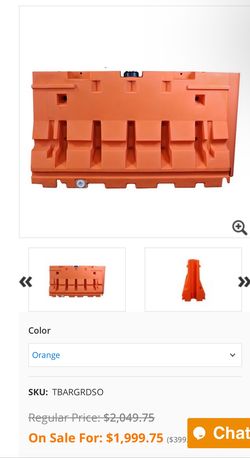 Poly traffic barriers
