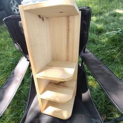 3 Shelf Tower, Paint Or Stain, New