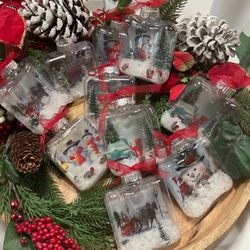 10ct.  Hand Created Vintage Style 3.5” X 4.5” Christmas Vintage Ornaments-2025’