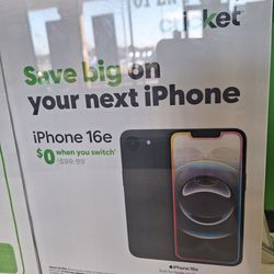 Iphone 16e $0 when you switch!