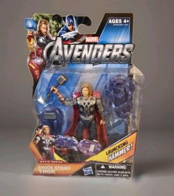 Hasbro Marvel Avengers Movie Series "Shock Strike Thor" Action Figure New
