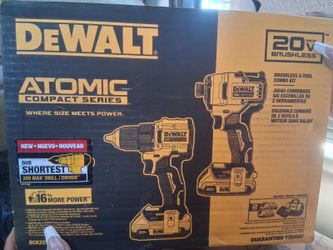 20V MAX ATOMIC Brushless 1/2-inch Drill/Driver PLUS NEW