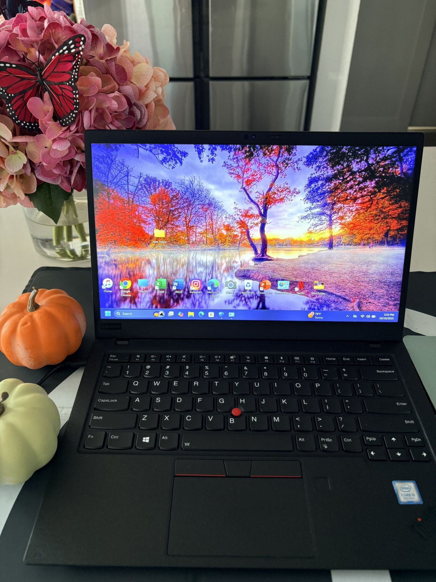 i5- LENOVO THINKPAD FM - X1 CARBON 7TH LENOVO mt 20QE_ BU _ i5-8365U-CPU GRAPHICS CARD - INTEL UHD GRAPHICS 620 WINDOWS 11 PRO