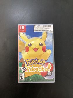 Nintendo Switch Pokémon Let’s Go Pikachu Game