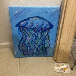 Jelly Fish Painting 