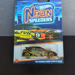 Hot Wheels Exclusive Neon Speeders '99 Honda Civic Type R (EK9)
