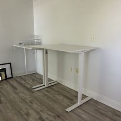 2 Adjustable Working Desks 