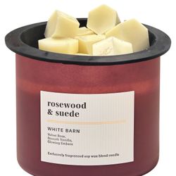 Wax Melts 4oz - Bath and Body Works - Rosewood & Suede