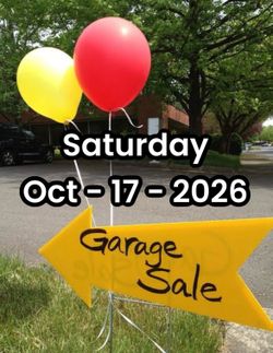 Garaje Sale Saturday 17