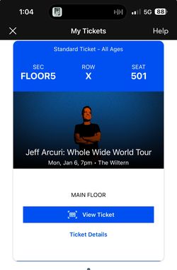 Jeff Arcuri Live Comedy Show