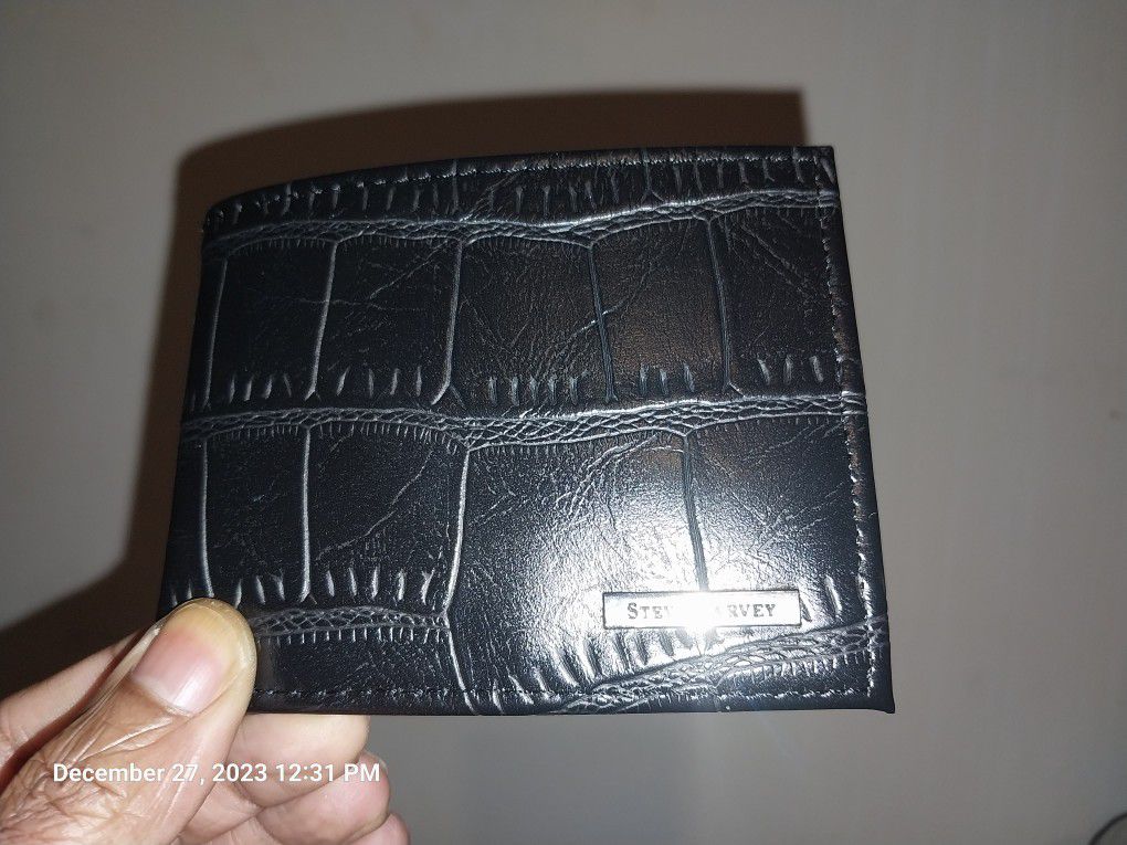 Steve Harvey Leather Wallet 