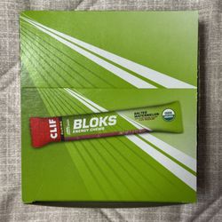 CLIF BLOKS - Salted Watermelon Flavor with 2X Sodium - Energy Chews (18 Count)