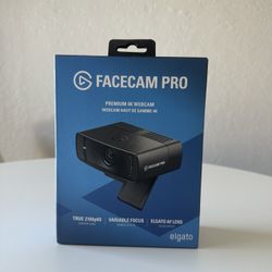 Elgato Facecam Pro 4k Webcam