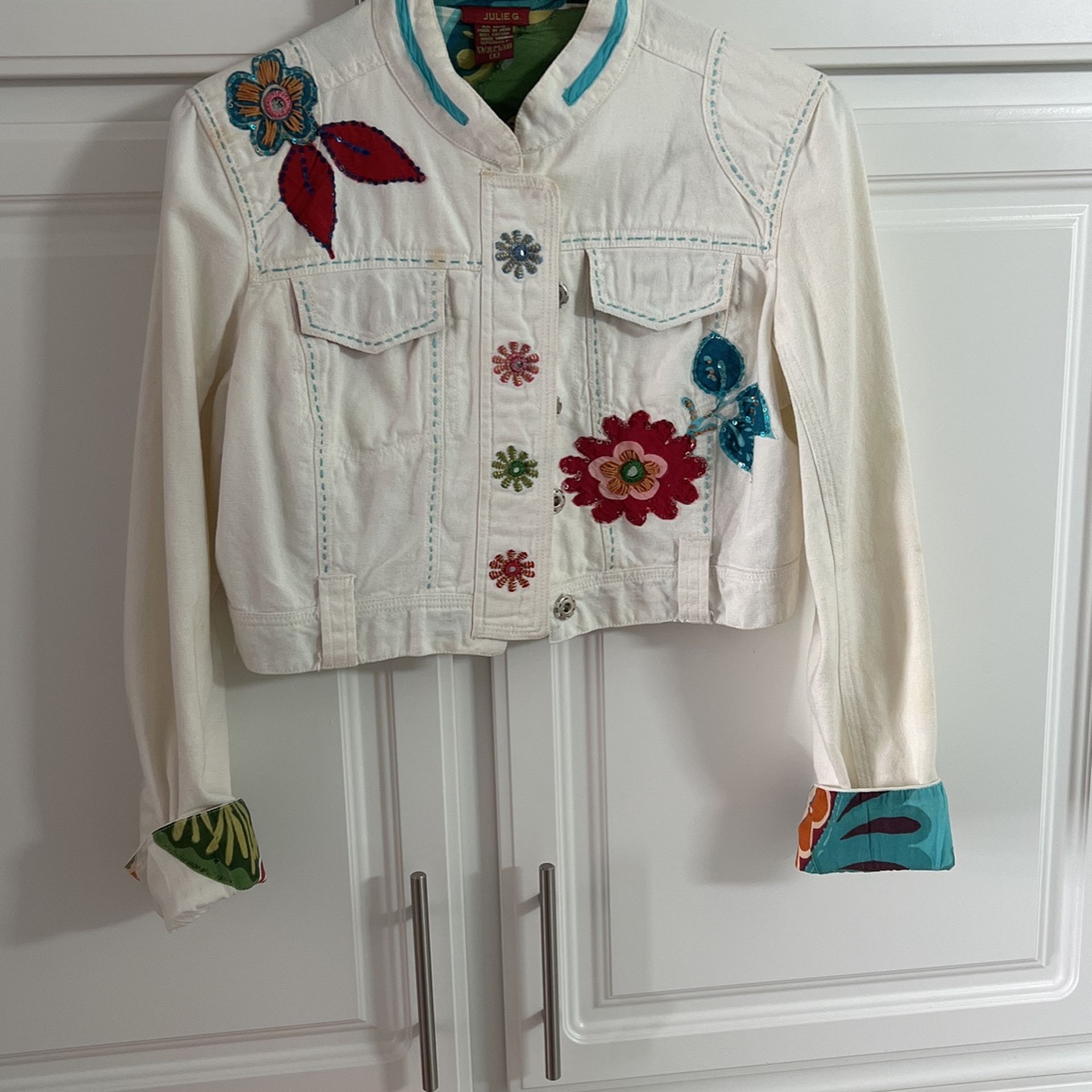 Embroidered Denim Jacket