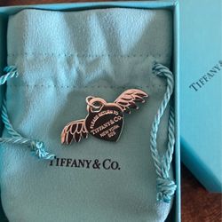 Tiffany Angel Rtt Heart Charm