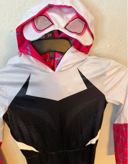 Kids  Spider-Gwen Costume Hoodie Size kids medium