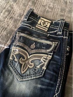 Brand new 2026 rock revival men’s jeans size 32